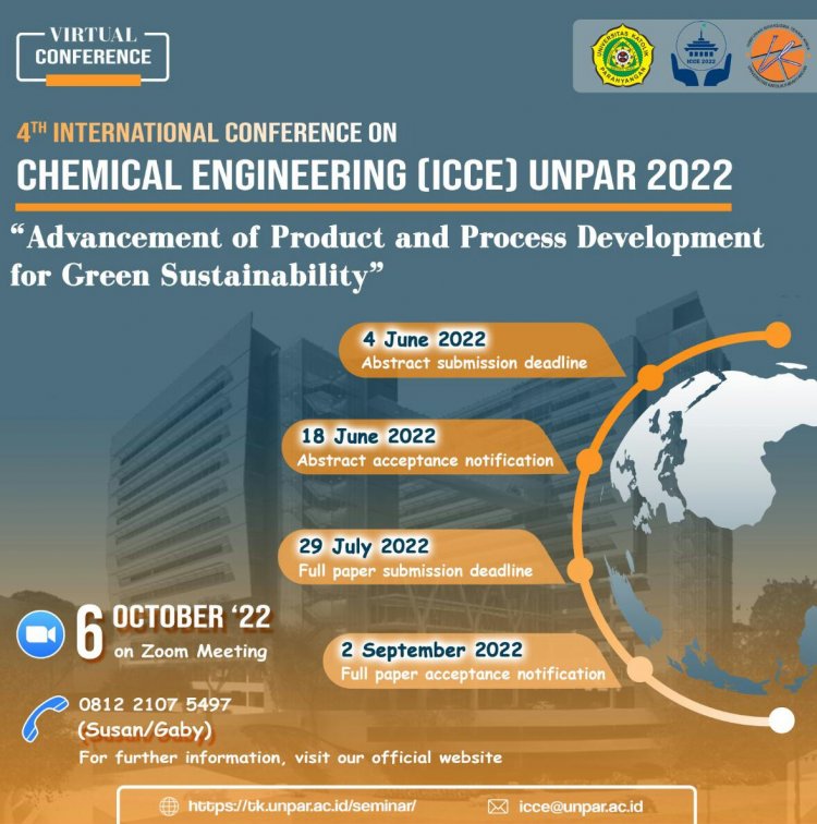 [Oktober 2022] The International Conference on Chemical Engineering